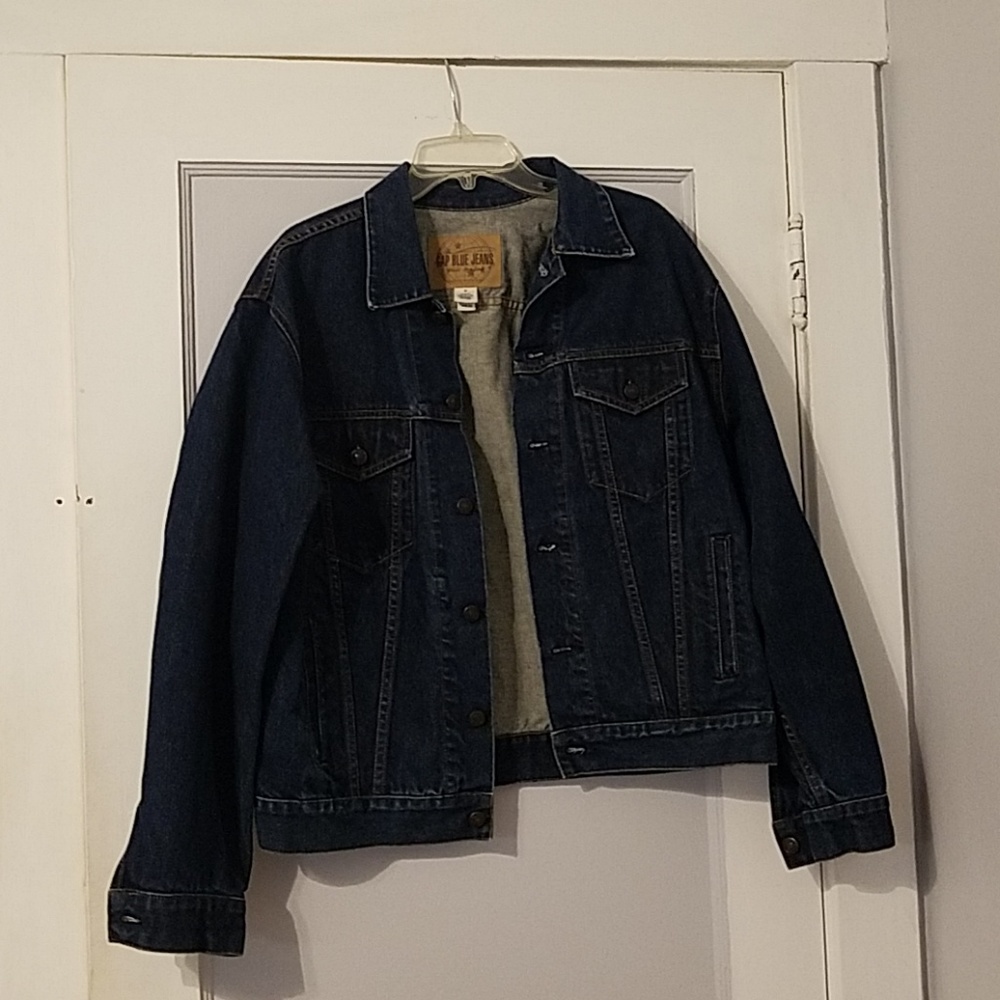 Gap Denim Jacket Like New Medium Dark Wash